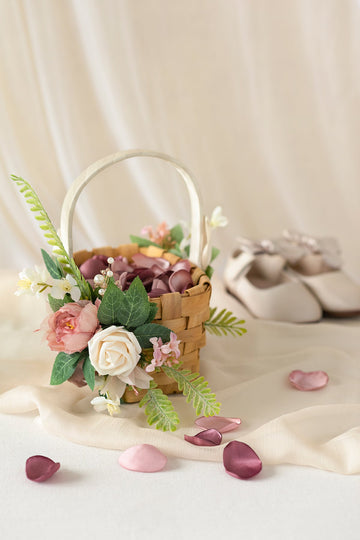 Flower Girl Decor Set in Dusty Rose & Cream | Clearance