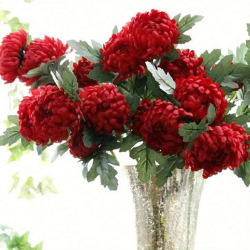 2 Pack Large Marigold Artificial Silk Flowers Flores Summer Home DIY Wedding Decoration Party Birthday, Valentine's Day, Mother's Day Gift...