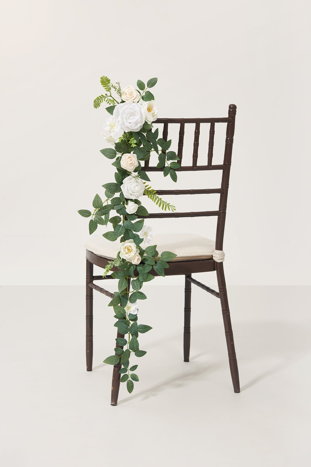 Wedding Hanging Chair Back Decoration in White & Sage