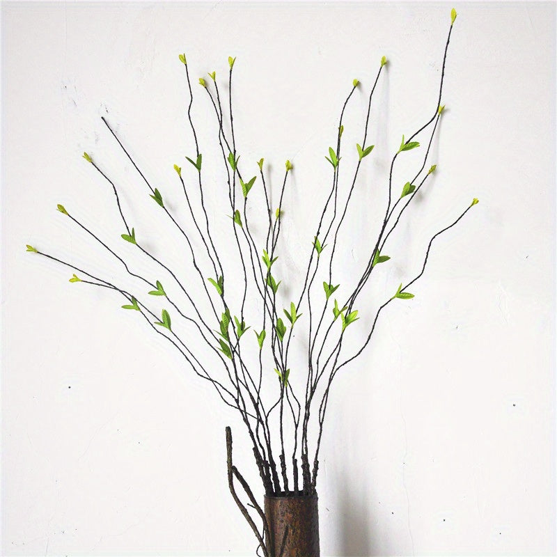 10pcs Artificial Willow Branches, 35 Inch Fake Tree Vine Long Stem Branches for Home Wedding DIY Decoration...