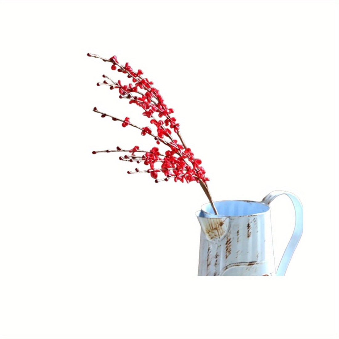 10pcs 29.1" Long Artificial Jasmine Patriotic Flowers Pick Red White Blue Artificial Jasmine Plants for July 4th Independence Day Memorial Day Wedding Home Party Office Decoration...