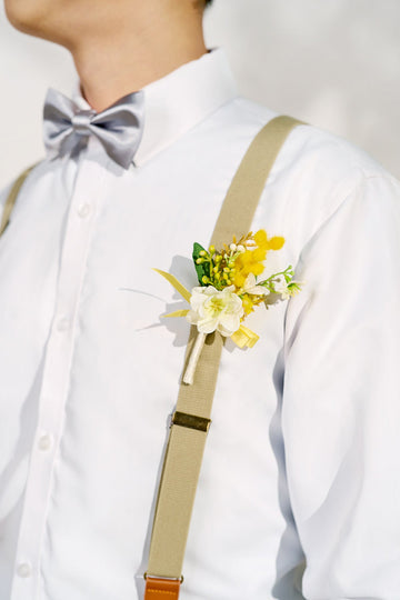 Boutonnieres for Guests in Lemonade Yellow | Clearance