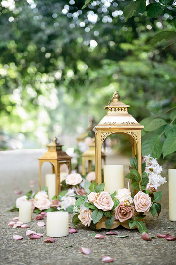 2ft Flower Garlands in Blush & Cream