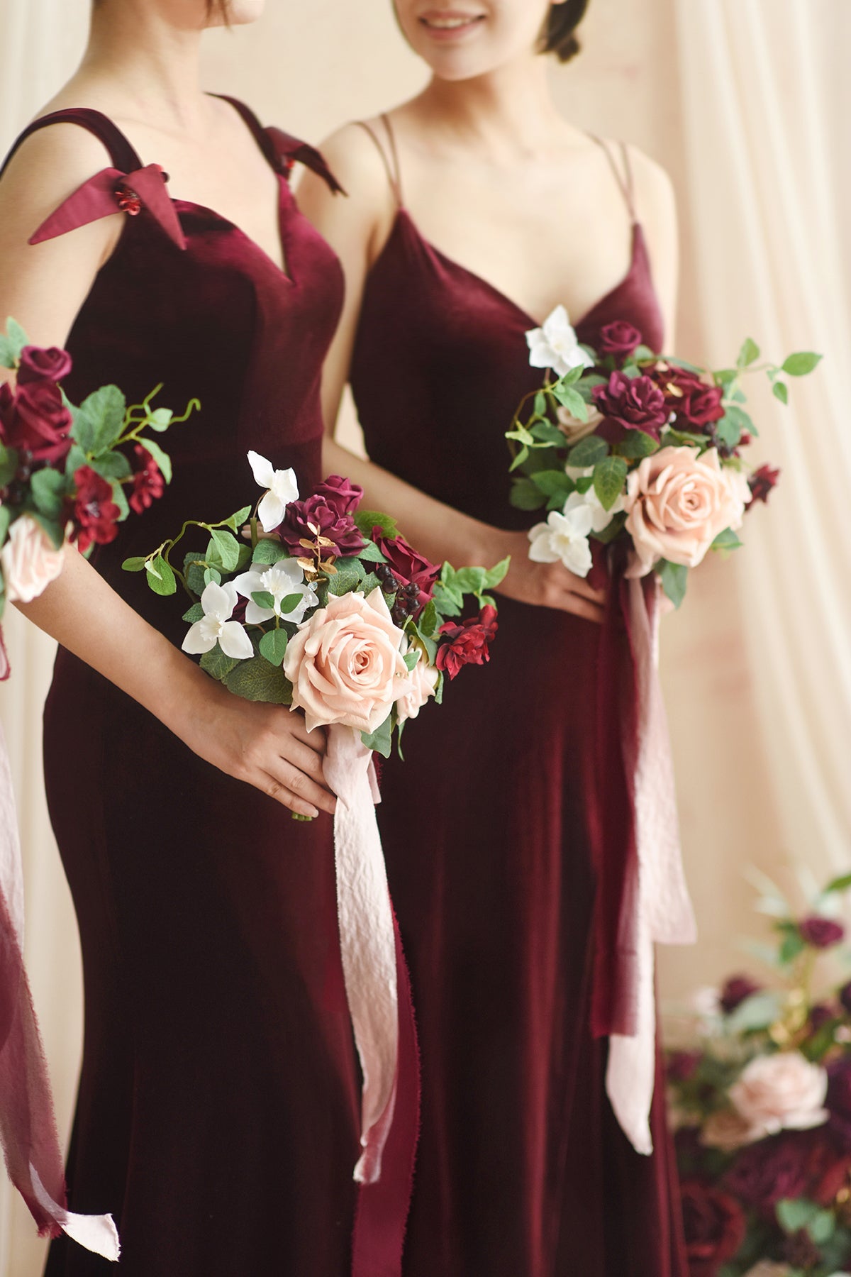 Bridesmaid Posy in Romantic Marsala