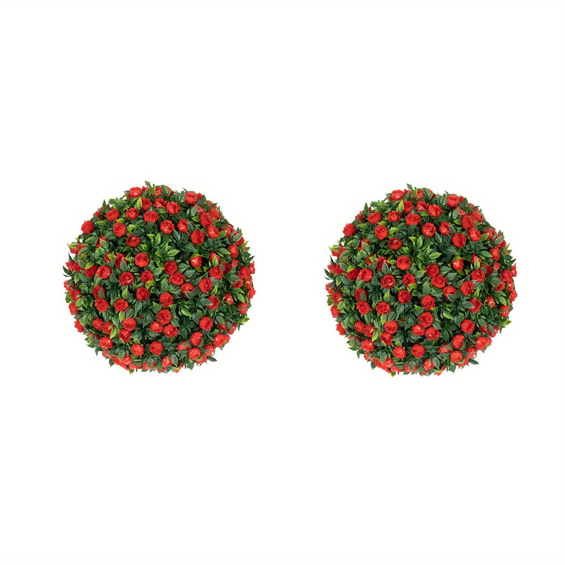 2pcs Artificial Plant Topiary Balls 8.3 Inch Artificial Eucalyptus Decoration Balls Half Round Hanging Plants Indoor Outdoor Garden Basket Plants Wedding Party Hotel Corridor Plant Decoration...