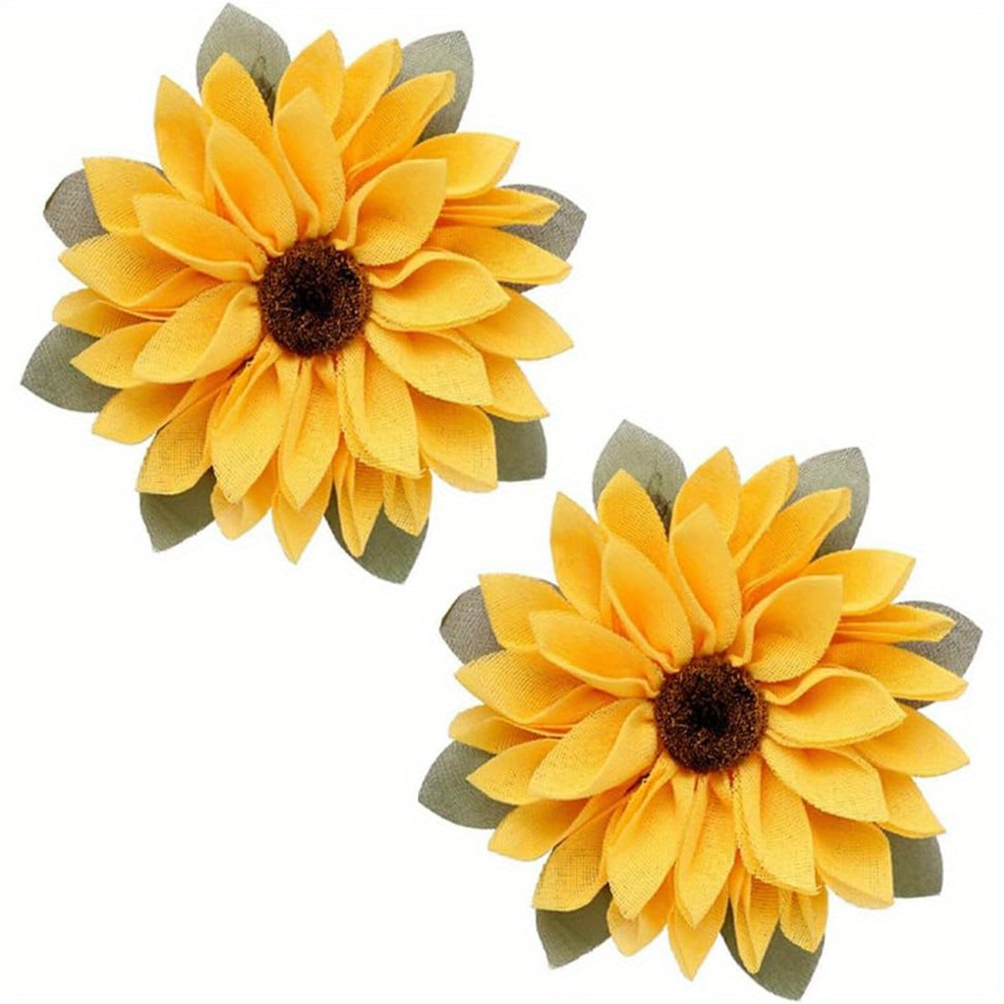 1pcs/2pcs 16.5 Inch Sunflower Wreath Front Door Outside Sunflower Wall Hanging Decoration Artificial Burlap Wreath Yellow Sunflower Country Wreath Bee Day Welcome Sign Decoration