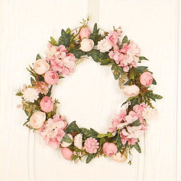 15.74 inch fake wreath, garden farmhouse door front decoration...