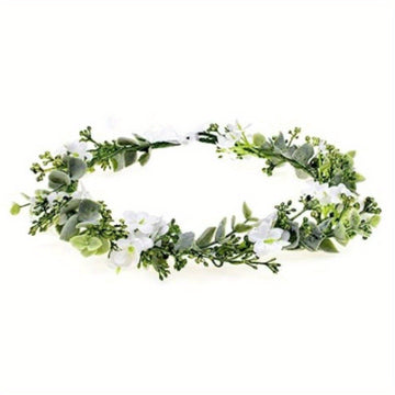 2 Pack Bridal Leaf Crown Bohemian Tiara Floral Headband Photo Props Wedding Bride Flower Girl Halo Pregnant Photo Props...