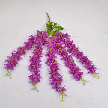 2 Pack Lilac Vine Flowers Wisteria Wedding Party Decorations Hanging Vine Home Wedding Plant Decorations...