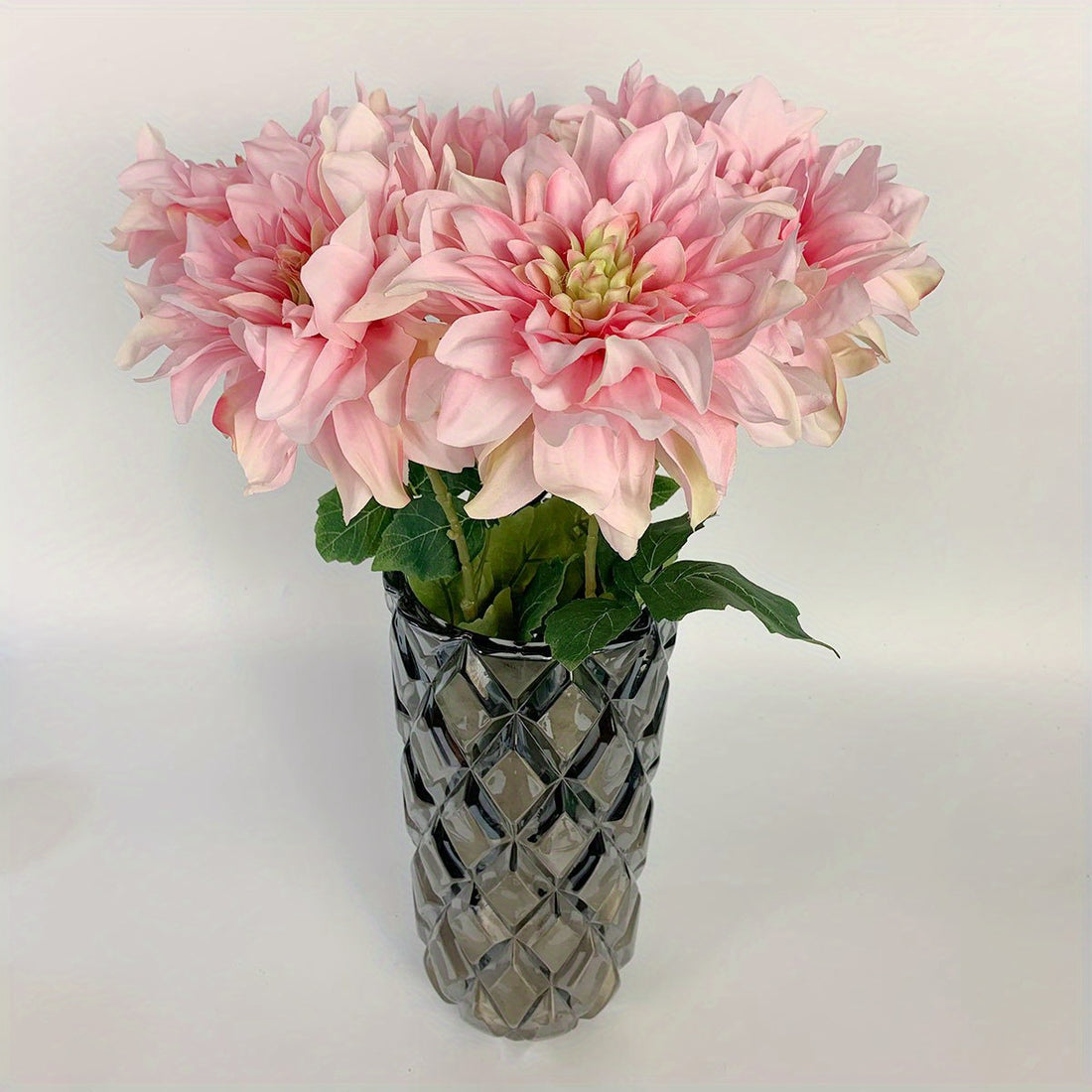 6 Pack Artificial Dahlias 62cm/24.4'' Long Stem Silk Fake Flowers Suitable for DIY Home Living Room Hotel Party Wedding Garden Decoration...