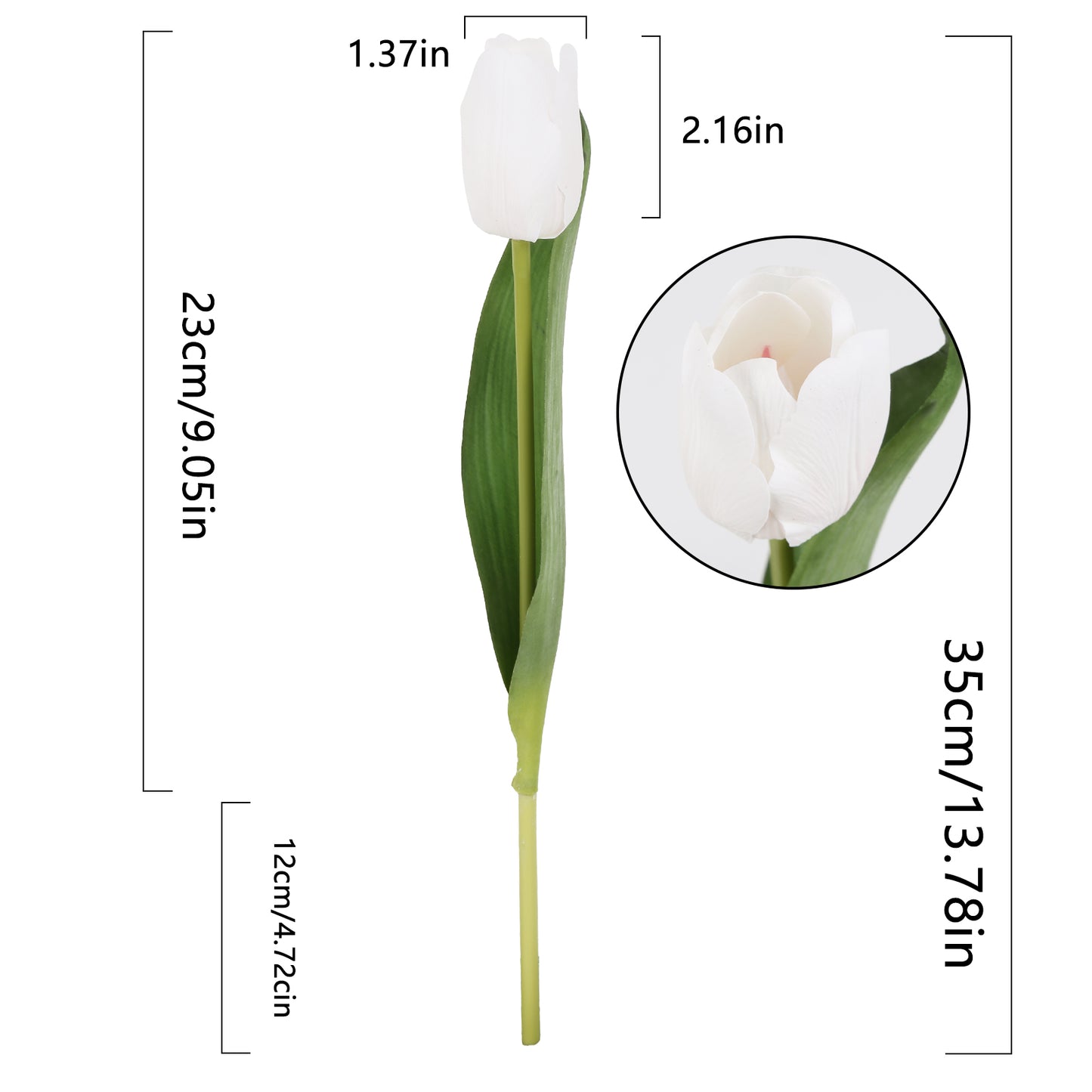 24 pieces of artificial tulips are used for decorating fake tulips, flower arrangement, artificial tulip decoration, dining table, home decoration, baby shower center decoration