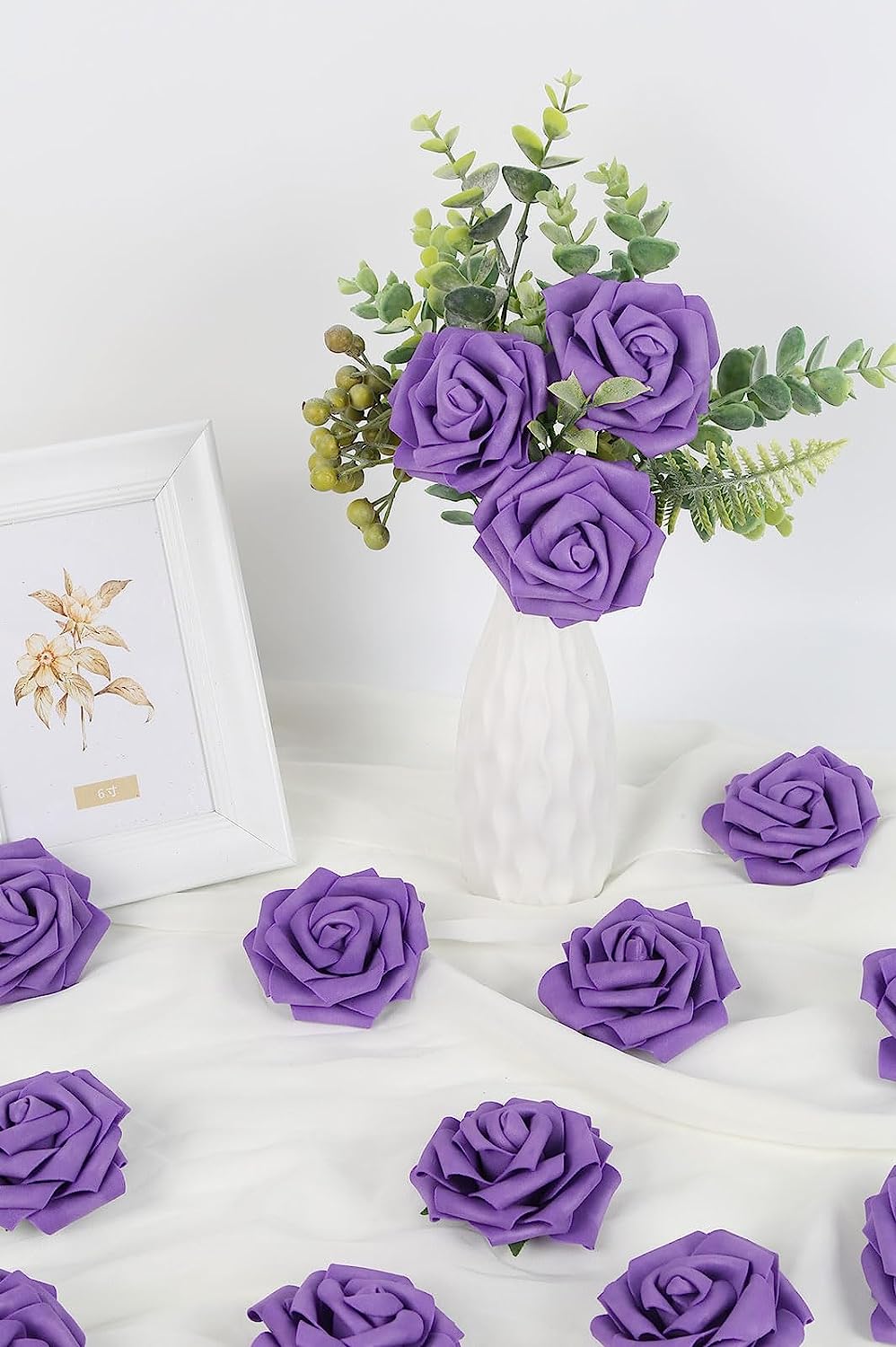 Roses Artificial Flower 30pcs Foam Flowers